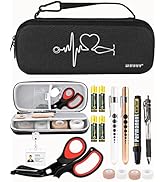 MEUUT 15 pcs Stethoscope Case Kit, Perfect Nurse Gift Include Stethoscope Case, Medical Scissors,...