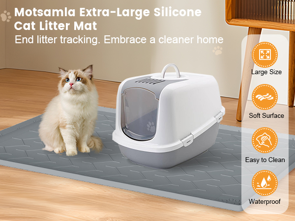 cat mat for litter box