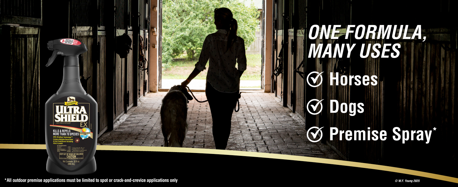 One Formula, Many Uses; Horses, Dogs, Premise Spray