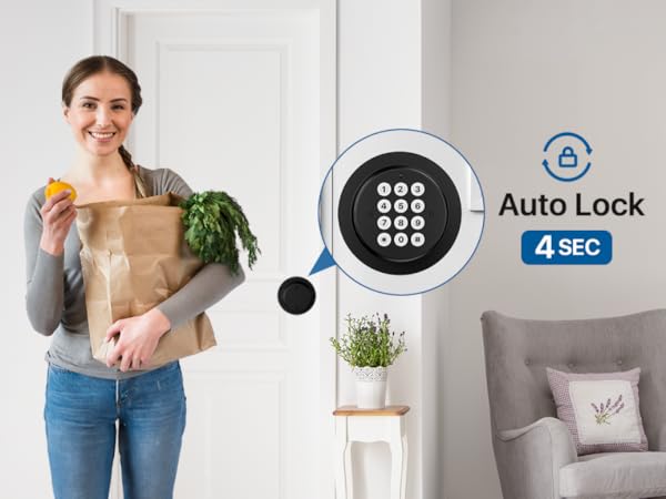 Door Knob with Keypad