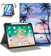 Lokigo Rotating Case for iPad Air 11 Inch M3/M2 (2025/2024), iPad Air 5th/4th Gen (2022/2020) 10....