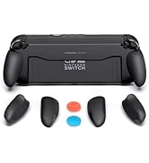 AIMZENIX Ergonomic Silicone Grip for Nintendo Switch 2, Non-Slip Replaceable Grips with 3 Sizes, ...