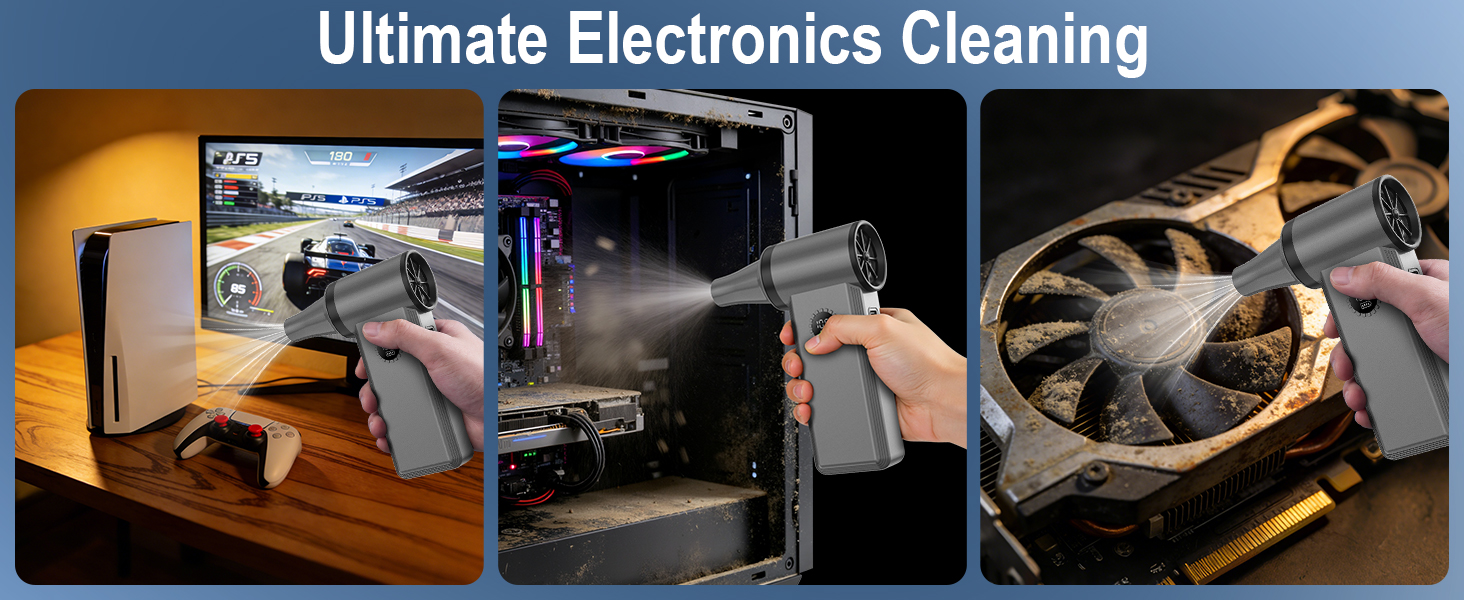 air duster computer, keyboard, pc, laptop, electronic, macbook cleaning; spray cleaner