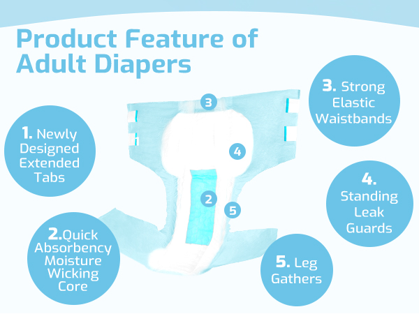 Feature of Adult Diapers