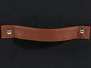 faux leather handles
