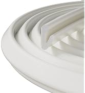 19.7ft V-Shape Weather Stripping Door Frame Seal Strip,Self-Adhesive Door Gap Filler for Winter I...