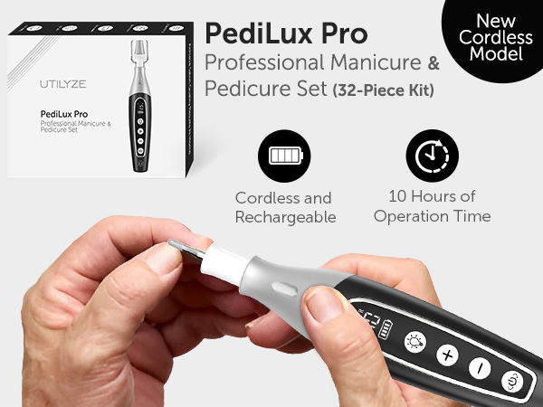 utilyze pedilux pro professional manicure pedicure kit