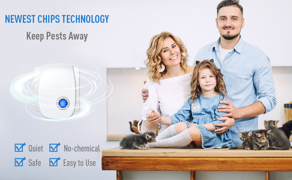 Keep Pests Away with the ultrasonic repellent
