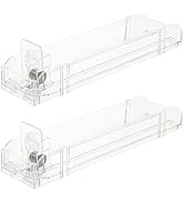 Mikikit Automatic Cigarette Display Rack: 4pcs Auto-Push Cigarette Shelf Clear Automatic Cigarett...