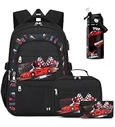 ACESAK Boys Backpack with Lunch Bag Pencil Case, 14oz Insulated Bottle, BPA-FREE Double Tumbler 1...