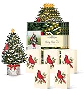 Freshcut Paper Pop Up Cards, Merry Mini Tree, 7 Inch Christmas Tree 3D Popup Greeting Cards, Chri...