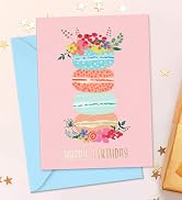 cards, birthday, macaroon, colorful, fun, beautiful, gold, foil
