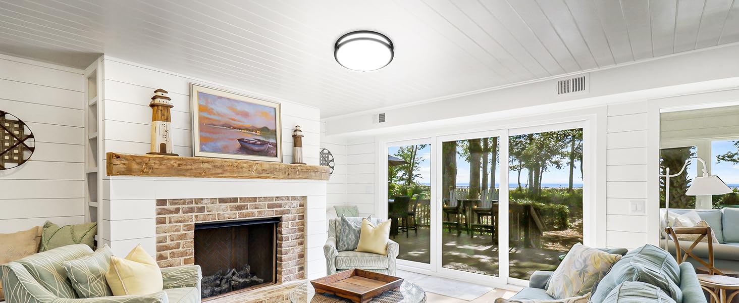 Flush Mount LED Ceiling Light Fixture