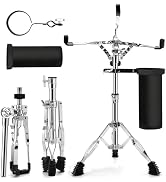 Snare Drum Stand with Drum Sticks Holder,Tall Drum Pad Stand Adjustable Height 14.5 to 23 Inches ...