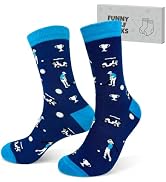 Kannove Funny Golf Socks for Men Women, Cool Golf Gifts for Dad, Him, Friends & Coworkers, Novelt...