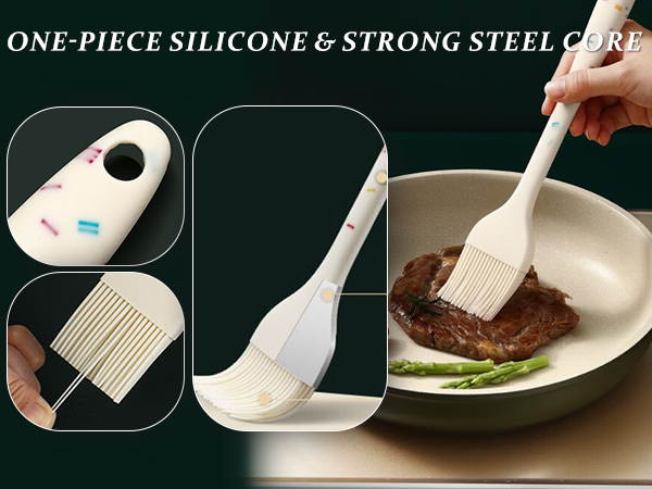 One-Piece Silicone & Strong Steel Core