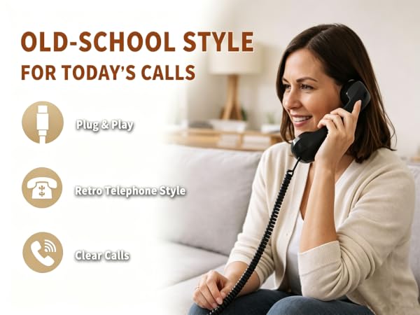 Old school style for today‘s calls