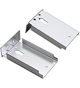 Ubisin Soft Close Drawer Slides 1 Pair Rear Mounting Brackets for Drawer Slide Cabinet Drawer Bra...