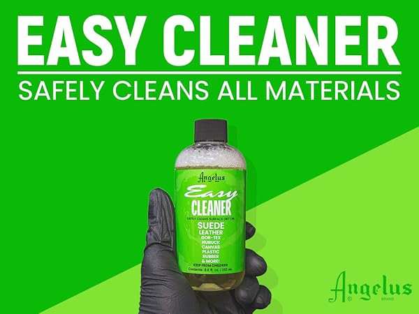 Angelus Easy Cleaner, shoe cleaner, leather cleaner, suede cleaner, canvas cleaner, vinyl cleaner