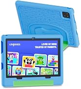 Contixo A10 Kids Tablet with 14 Apps, Lingokids & Epic, 10.1" HD Screen, Android 15, Parental Con...