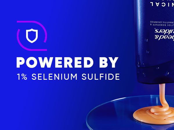 Contains 1% selenium sulfide, a key ingredient for effective dandruff control.