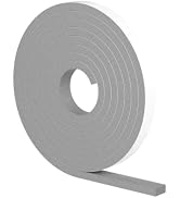 Bantie EVA Weather Stripping Foam Insulation Tape, Self-Adhesive Door Seal Strip for Door Frames,...