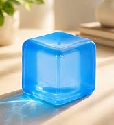Ice Cube Squishy Stress Cube Toy, Medium Size 1.97in(5cm) Squeeze Cube for Kids,Youth,Adult Slow-...