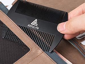 AhfuLife Metal Hair&Beard Comb
