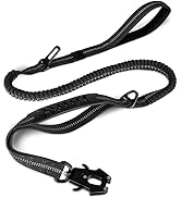 Joytale Tactical Dog Leash Heavy Duty,4-6FT Shock Absorbing Bungee Dog Leash with 2 Padded Handle...
