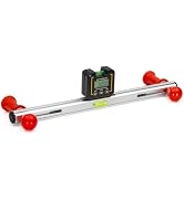 AutoSolo Steering Alignment Tool with Digital Angle Level, Spring Loaded Universal Fit 8-15 Inch ...