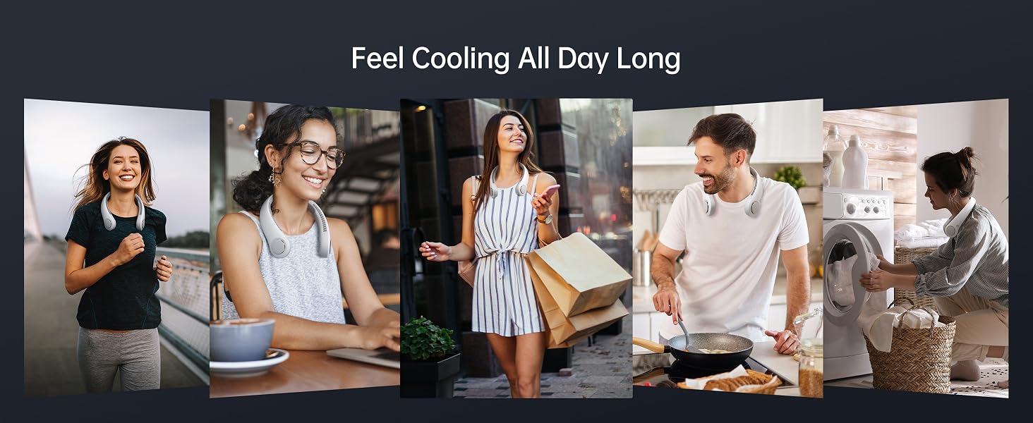 cooling neck fan wearable fan