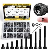 Kadrick M3 Screws Kit 2700PCS (900 Screws), Full Kit with Nuts, Washers & Hex Wrench, Optimized S...