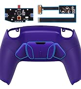 eXtremeRate Galactic Purple Rubberized Grip Programable RISE4 Remap Kit for PS5 Controller BDM 01...