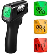 HUHETA No-Touch Forehead Thermometer for Adults and Kids, Digital Infrared Thermometer, Touchless...