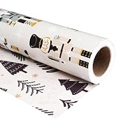 Ulmasinn Reversible Christmas Wrapping Paper Roll - 17
