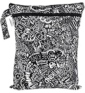 Bumkins Waterproof Wet Dry Bags for Baby, Travel, Swimsuit, Cloth Diapers, Pump Parts, Gym Clothe...