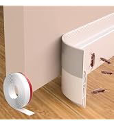 ESUFEIR Door Draft Stopper for Bottom of Door,Under Door Draft Blocker for Exterior & Interior Do...