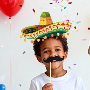 mexican photo booth props