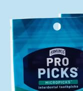 MicroPick Dental Picks for Teeth Cleaning with Zinc Oxide