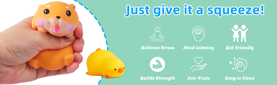Squeeze Toys to Relieve Anxiety and Stress Relieve