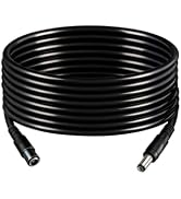IMIYORE 33ft 5.5mmx2.1mm DC Power Extension Cable Male to Female Compatible with 12V 3A for CCTV ...
