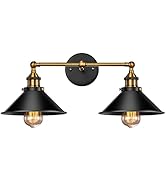 Licperron Gold Bathroom Light Fixtures, Bathroom Fixtures, Vanity Lights for Bathroom Kitchen Liv...