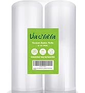 VacYaYa 2 Pack 8x50 (Total 100 feet) Vacuum Sealer Bags Rolls with BPA Free and Heavy Duty,Commer...