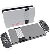 PlayVital Full Set Protective Stickers for Nintendo Switch OLED Model, Customized Vinyl Decal Ski...