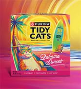 Purina Tidy Cats Bahama Sunset Scented Clumping Cat Litter Odor Control Formula - 38 lb. Box