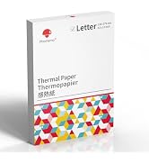 Phomemo US Letter Thermal Printer Paper, Advanced Thermal Printing, Phomemo Paper Compatible with...