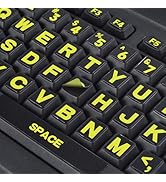 2PCS English Keyboard Stickers, Universal Computer Laptop Replacement Large Keyboard Stickers Big...