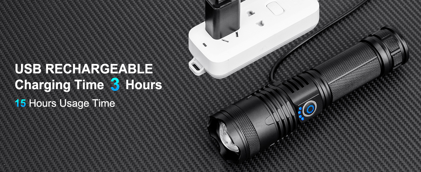 Rechargeable flashlights