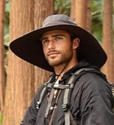extra wide brim hat for mens