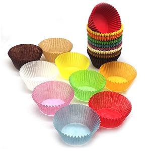 greaseproof cupcake liners color choice